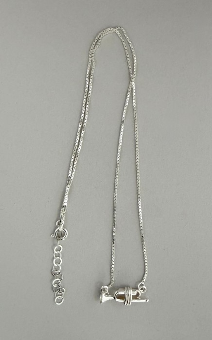 Srebrny naszyjnik z trabką. Trumpet necklace silver 925.bluemoss.jpg